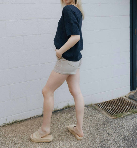 Just Black Denim - High Rise Utility Cargo Short