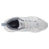 New Balance Women's 608 Cross Trainer Shoe in white blue - women's shoe - view 4