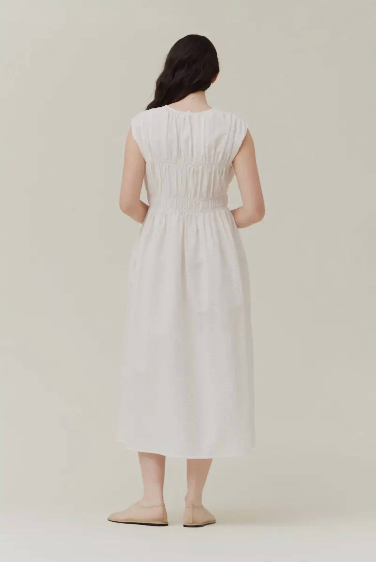 Grade & Gather - Seersucker Midi Dress