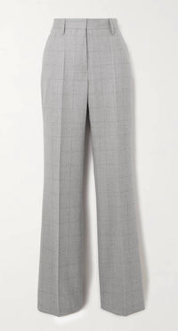 Dries Van Noten - Checked Wool-flannel Straight-leg Pants
