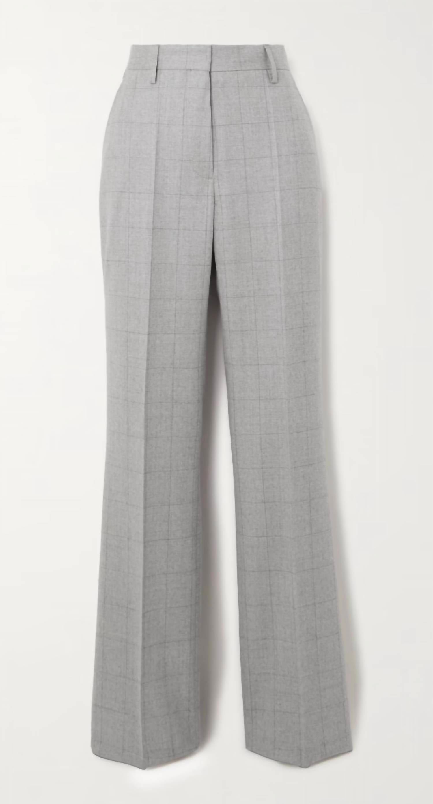 Dries Van Noten - Checked Wool-flannel Straight-leg Pants