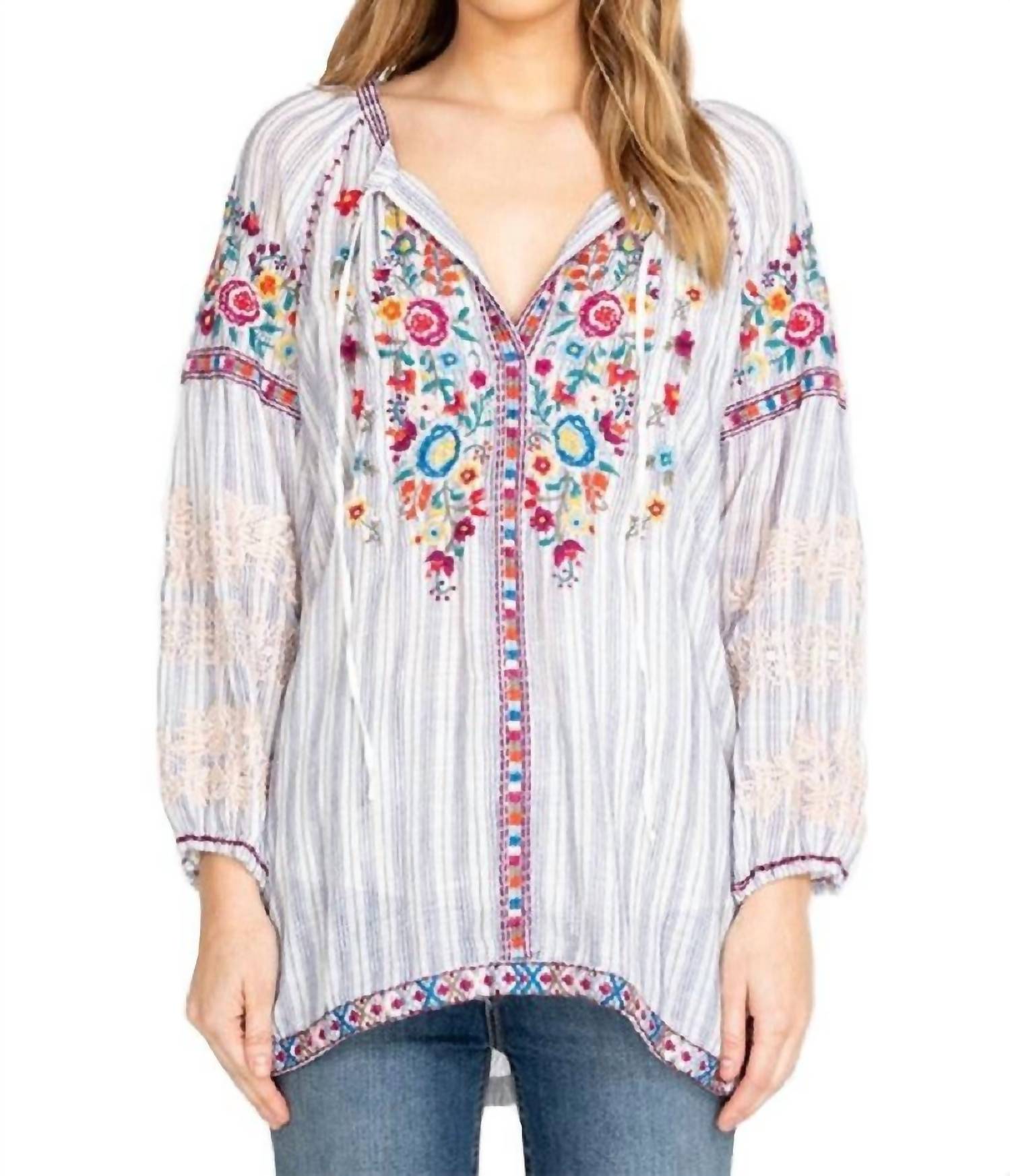 Johnny Was - Allegra Peasant Blouse