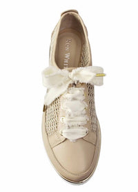Ron White - Women's Novalee Raffia Wedge Sneaker
