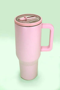 Wall To Wall - 40 Oz Insulated Stainless Steel Tumbler With Handle