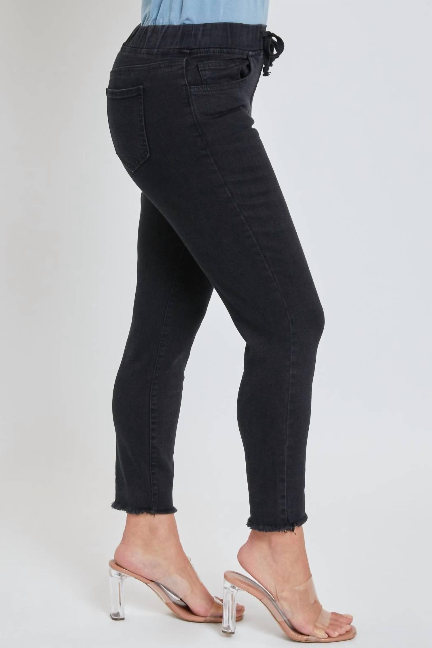 Ymi - High Rise Distressed Jogger