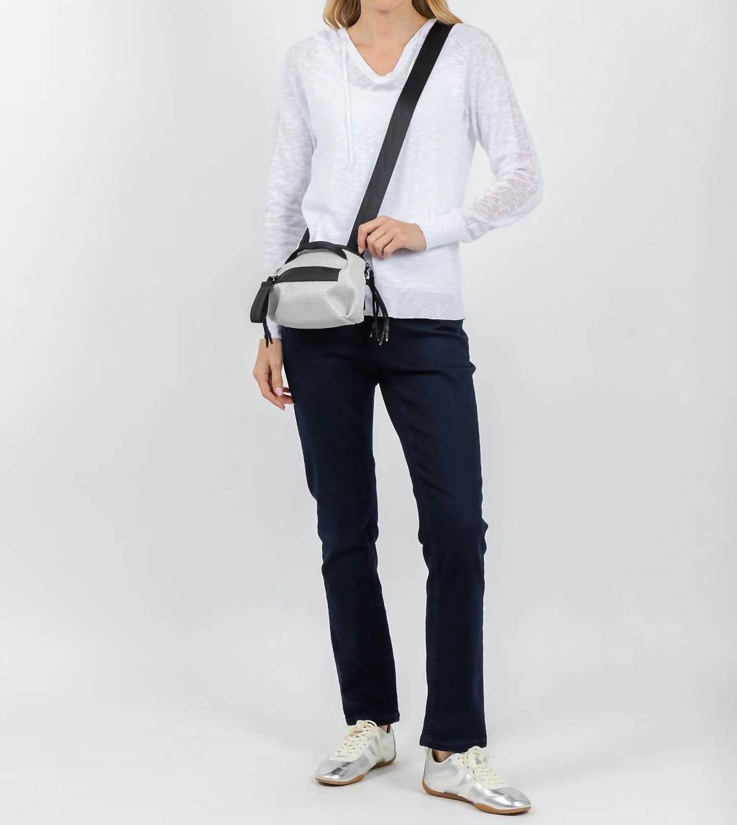 Elliott Lauren - Boardwalk Hoodie Sweater With Mesh Detail