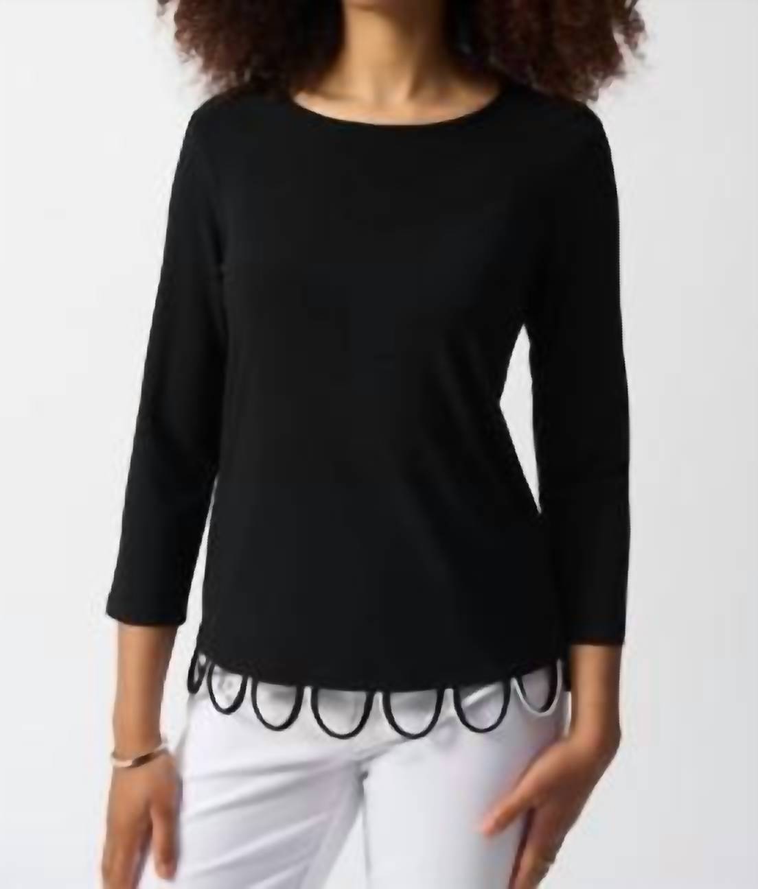 Joseph Ribkoff - Loop Detail Top