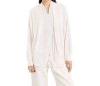 Brunello Cucinelli - English Rib Cardigan With Organza Vest