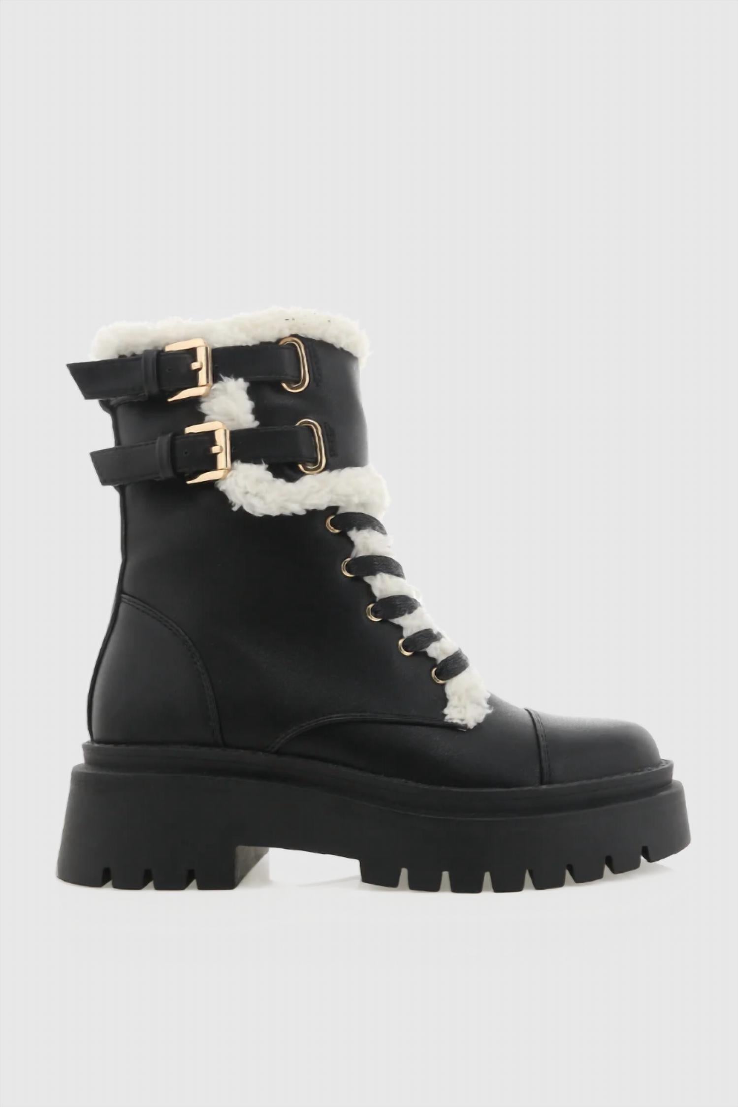 Billini - Women's Ferrel Sherpa Combat Boot