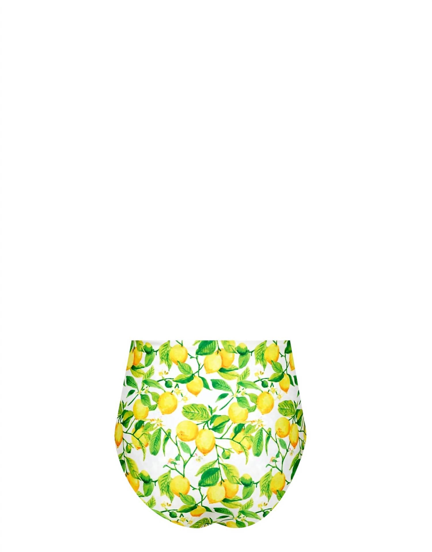 Lia Sahara - Women's Reversible Compression High Waist Bikini Bottom