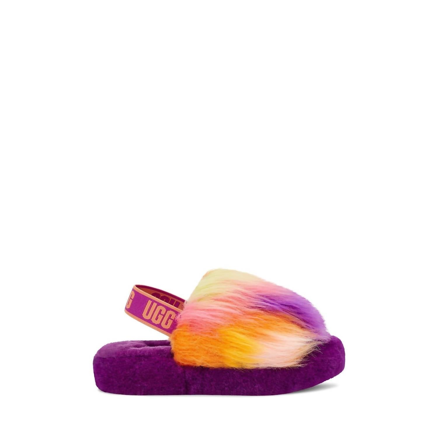 Ugg - Girl's Fluff Yeah Tie Die Slides
