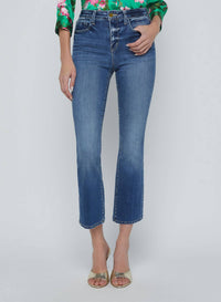 L'Agence - Tati High Rise Crop Micro Boot Jeans