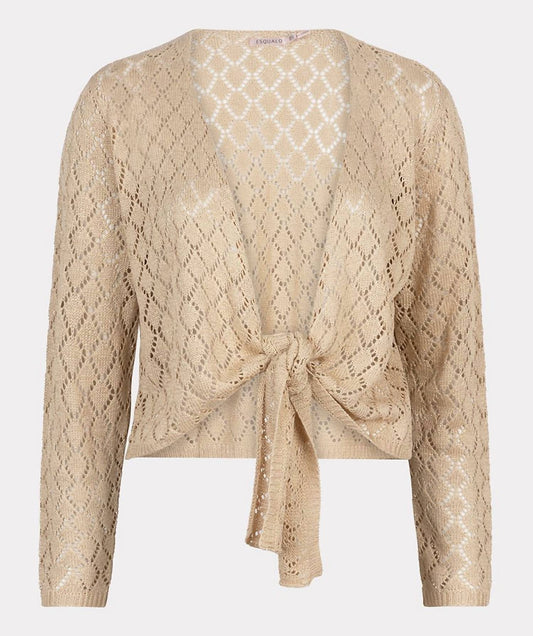 Esqualo - diamond knit cardigan