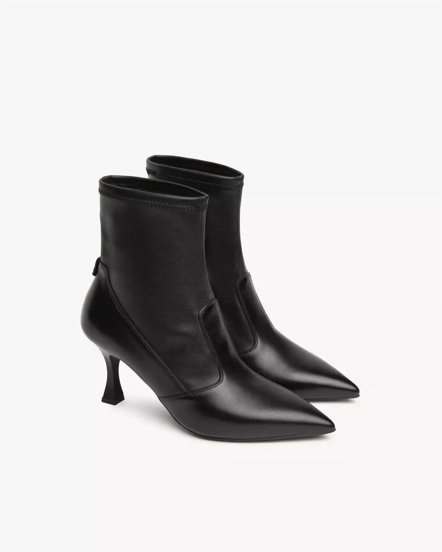 NeroGiardini Women's Stretch Ankle Boot in black - women's shoe