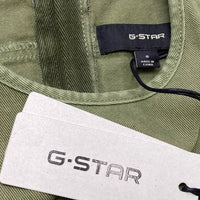 G-Star Women’s Short Corset Flare Twill Denim Mini Dress in green - women's dress - view 8