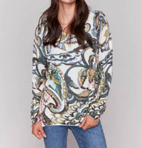 Charlie B - Snow Wash V-neck Sweater