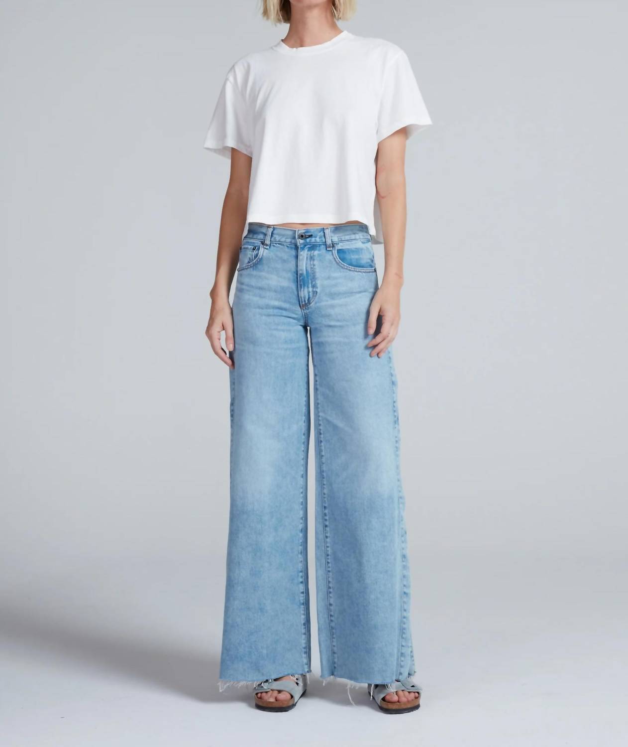 Askk Ny - Women's Longboarder Relaxed Straight Leg Jeans