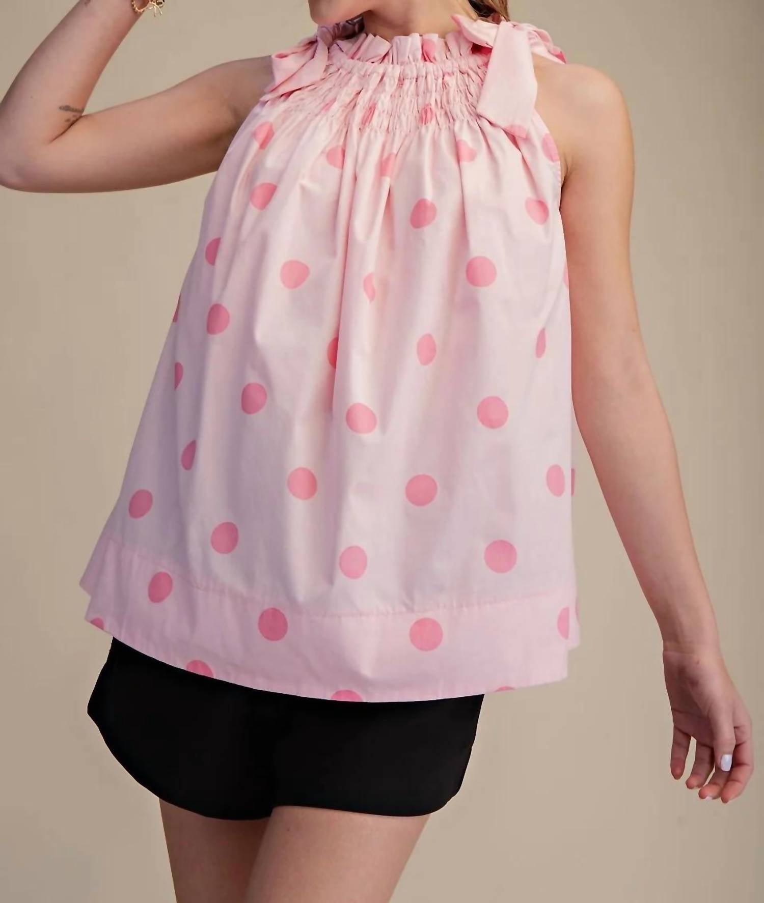 Glam - Darling Dot Blouse