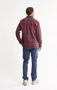 Jachs New York - Heritage Flannel Shirt Thermal Crewneck Shirt - 2-pack