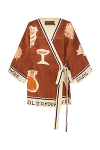 Alemais - Soleil D’amour Wrap Mini Dress