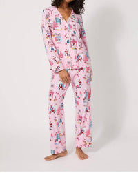 Bedhead Pjs - Must Be Santa Long Sleeve Classic Stretch Jersey Pajama Set
