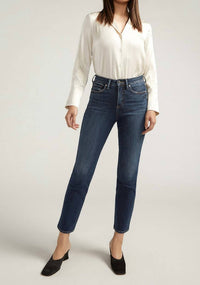 Silver Jeans Co - Isbister High Rise Straight Leg Jean 31" inseam