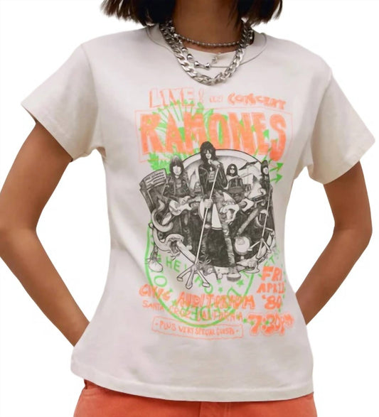 Daydreamer - Ramones Civic Auditorium Reverse GF Tee