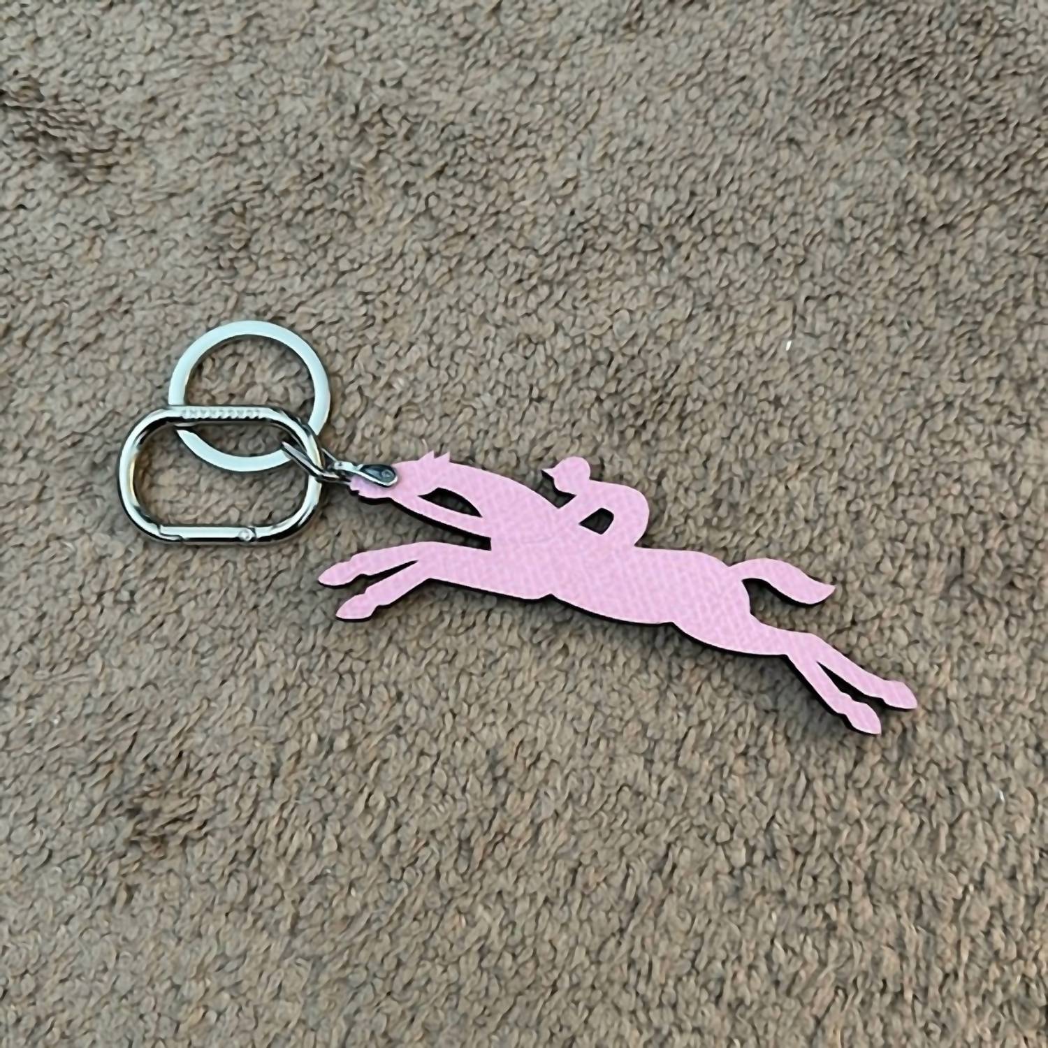 Longchamp - Le Pliage Original Horse Club Key Ring