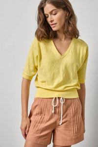 Lilla P - Dolman V-neck Sweater