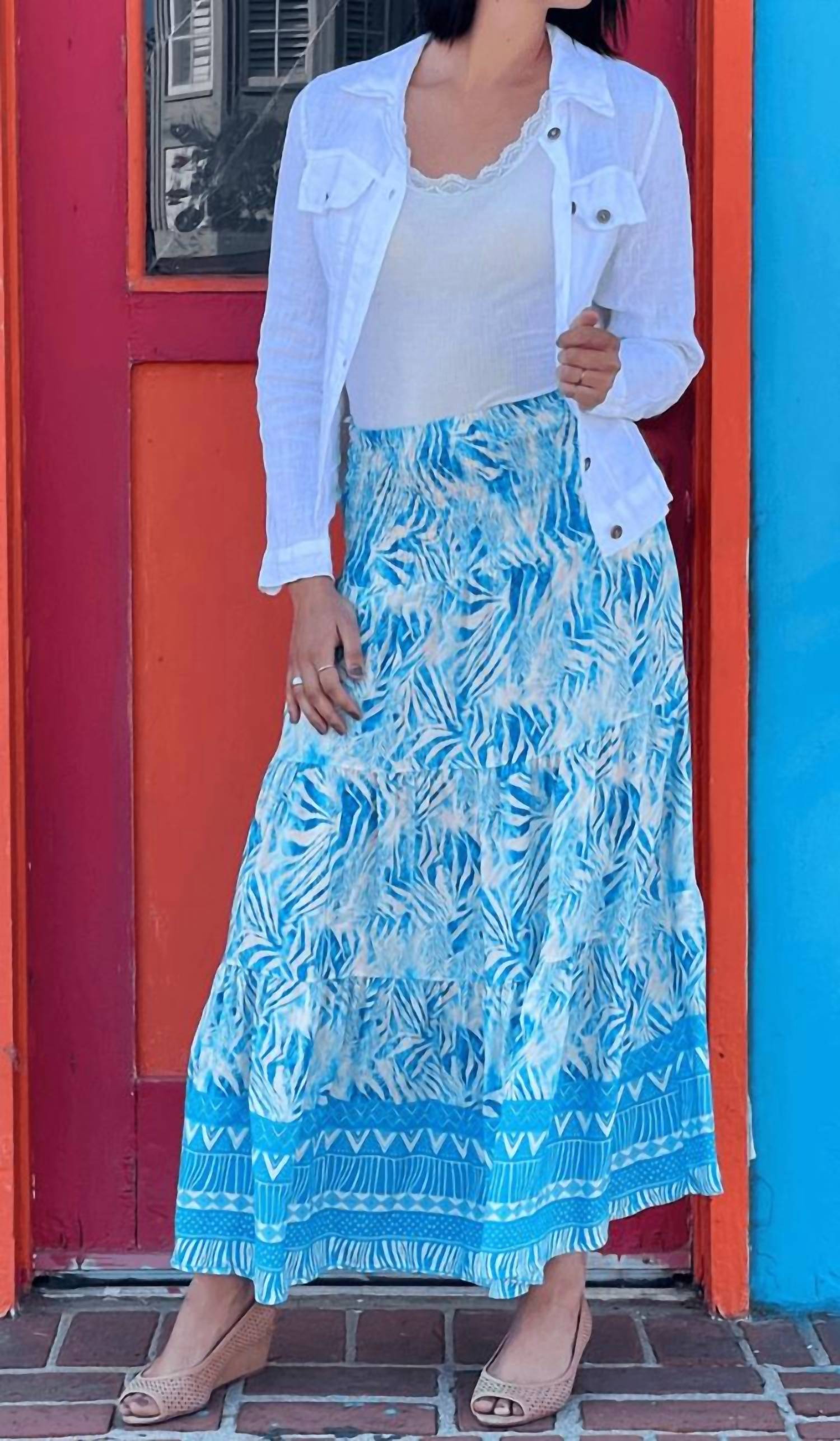 Gigi Moda - Tribale Maxi Skirt