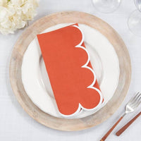 Saro Lifestyle - Scallop Cotton Napkins