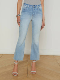 L'Agence - Kendra High Rise Crop Flare Jean
