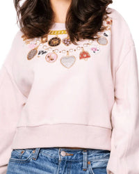 Queen Of Sparkles - Pear & Charm Vday Sweatshirt