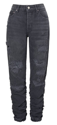 Untourage the Label Carmon High-rise Jogger in black - women's pants - alternate view