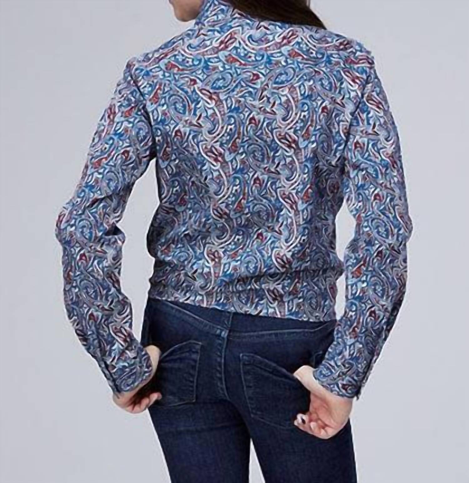 Roper - Girl's River Paisley Shirt