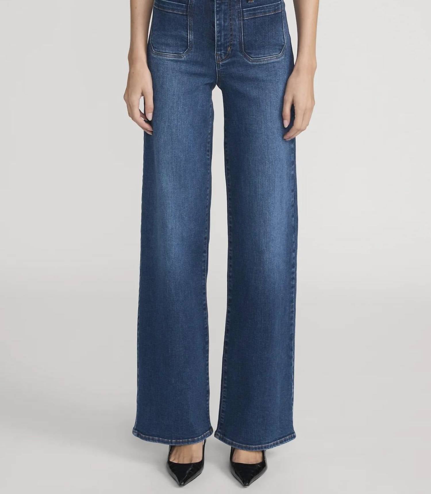 Frame - Le Slim Palazzo Modernist Pocket Jeans