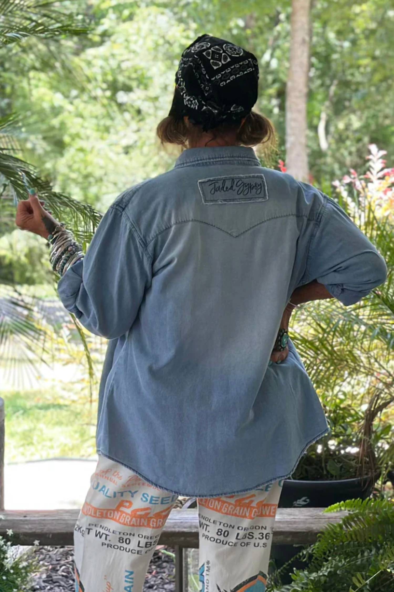 Jaded Gypsy - New Frontier Denim Shirt