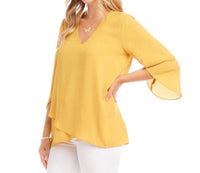 Karen Kane - Bracelet Sleeve Asymmetric Top