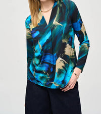 Joseph Ribkoff - Abstract Print Top