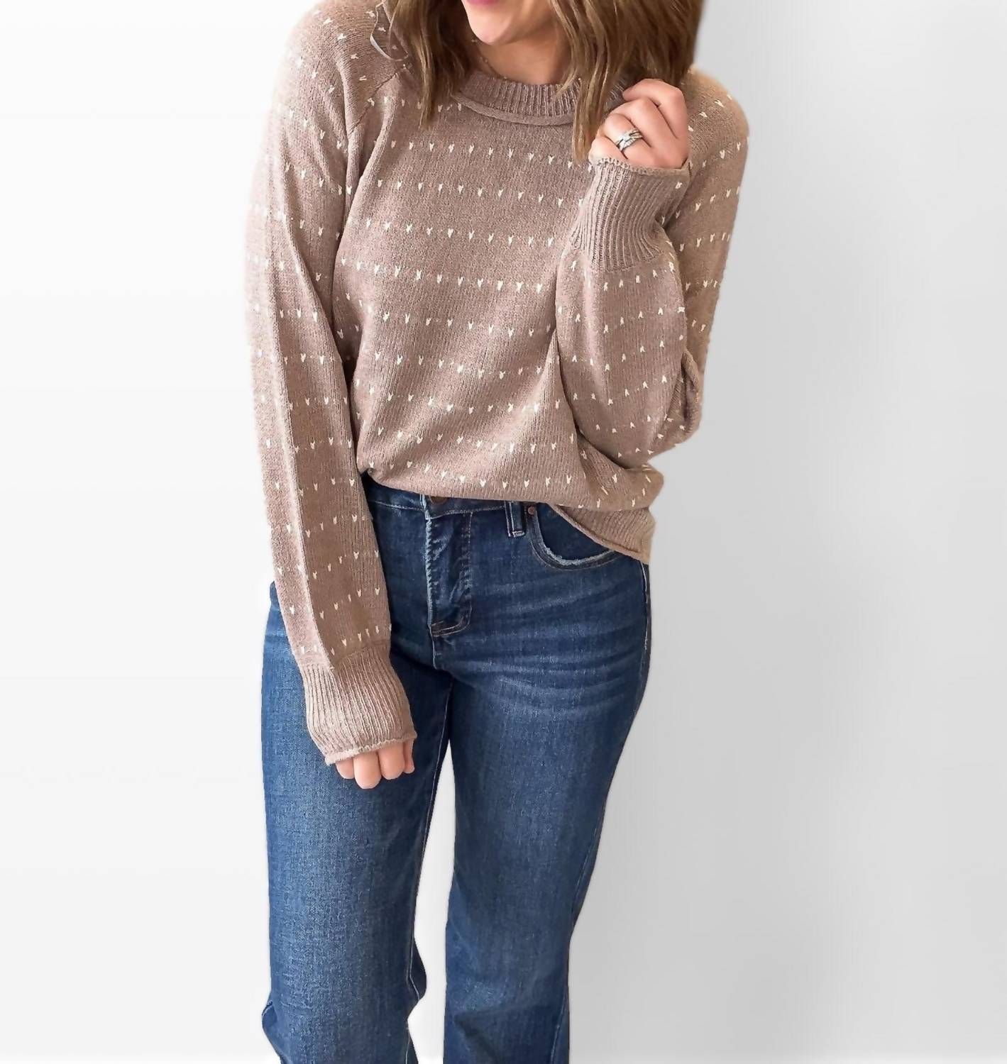 Staccato - Textured Stripe Sweater