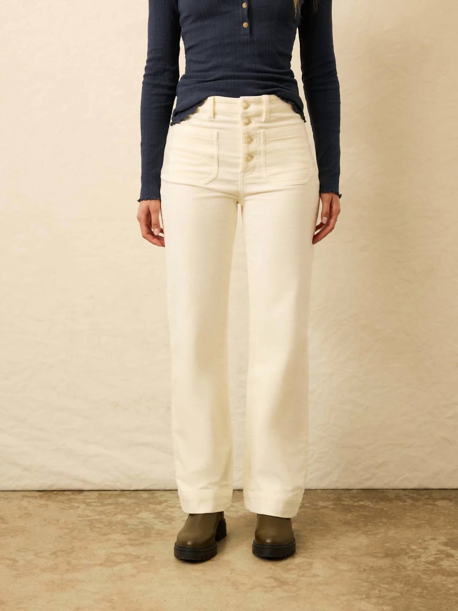 Faherty - Stretch Terry Cord Patch Pocket Pant