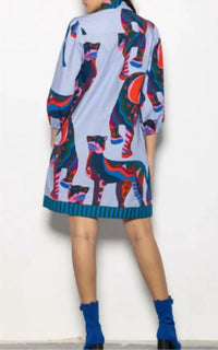 Maude Vivante - Cheetah Mirage Ava Dress