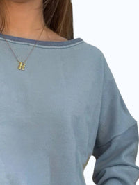 Wishlist - Brushed Contrast Boat Neck Sweater