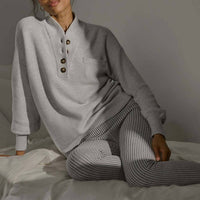 Lunya - Cozy Cotton Silk Pocket Henley Top