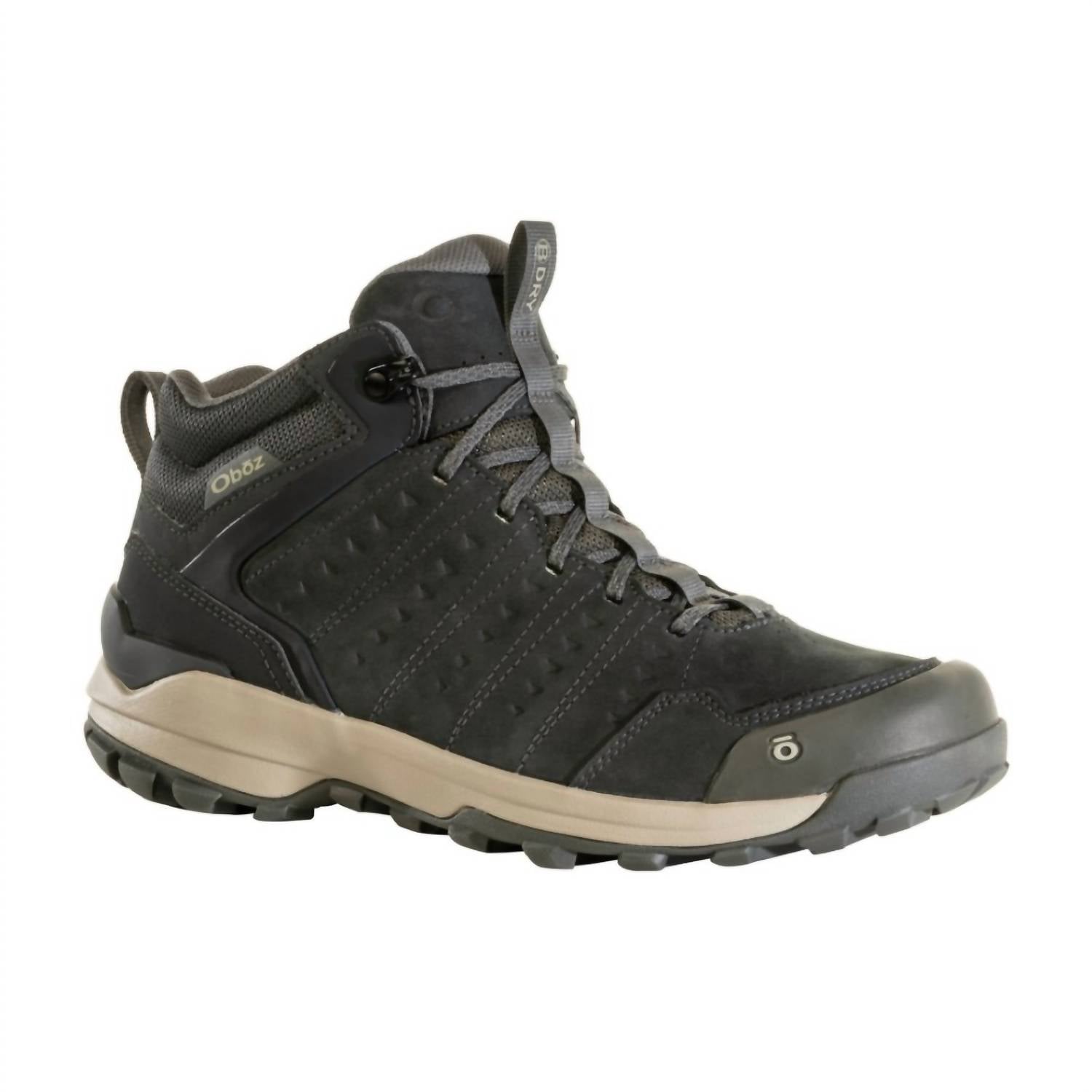 Oboz Men's Sypes Mid Leather B-dry Boots in lava rock - men's boots