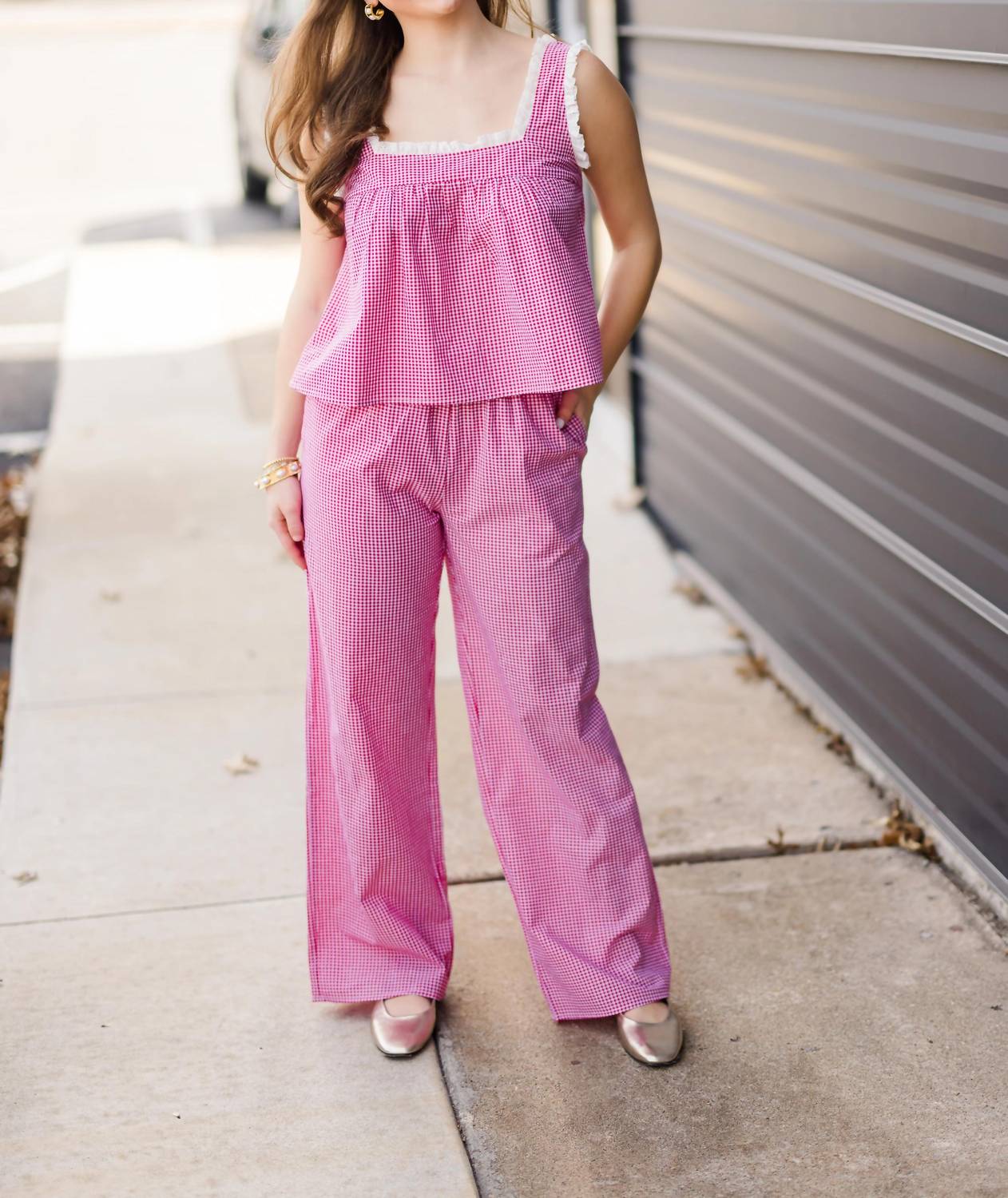 Needii - Women's Gingham Pants