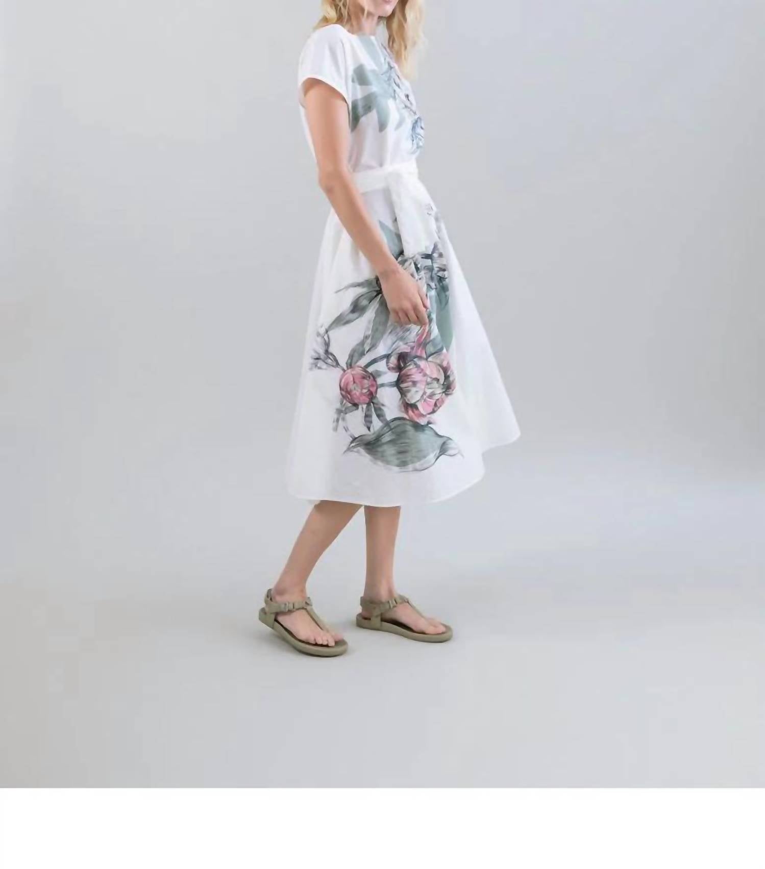 Psophia - Muted Peony Study Dress