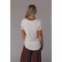 Three Bird Nest - Scoop Neck Bralette Tee