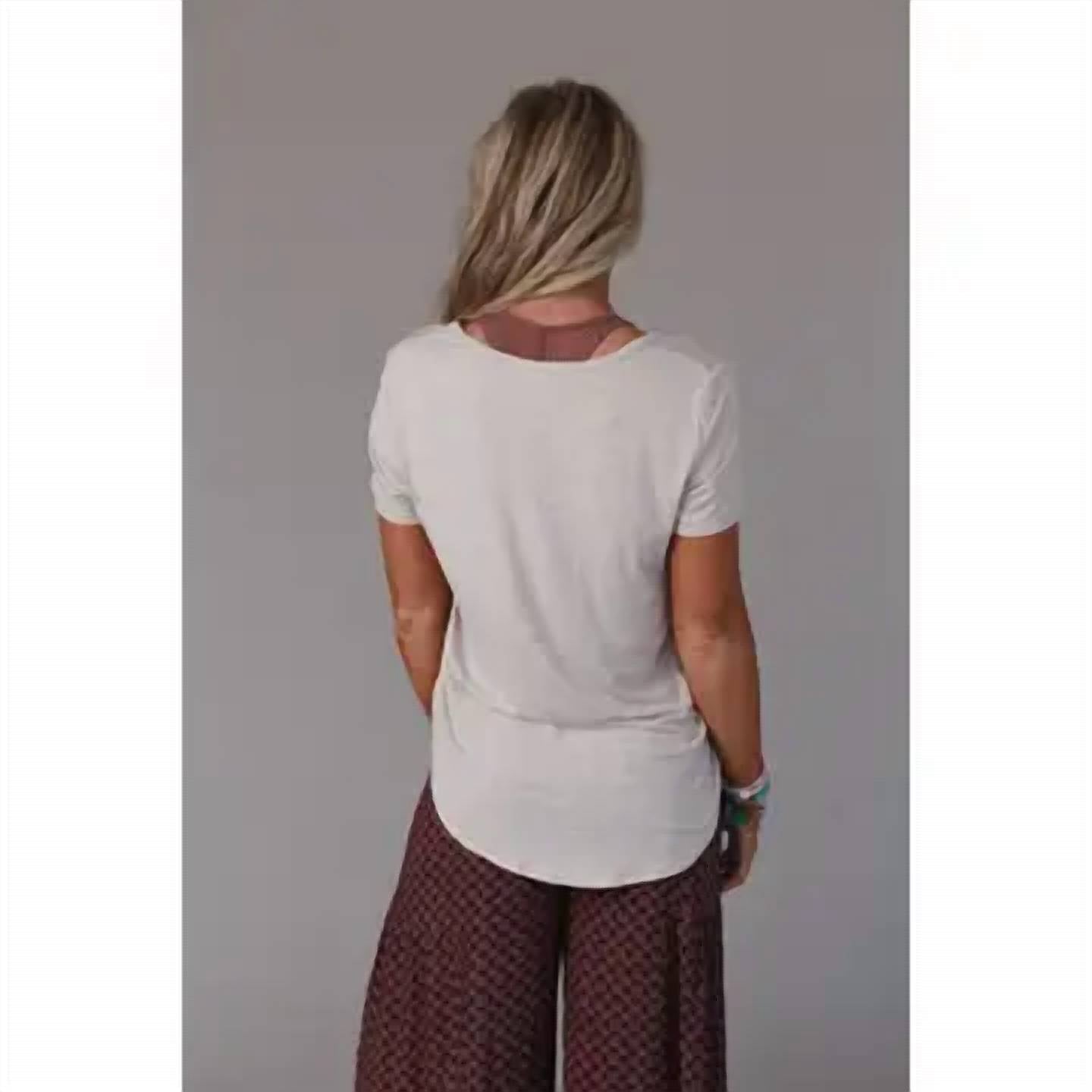 Three Bird Nest - Scoop Neck Bralette Tee