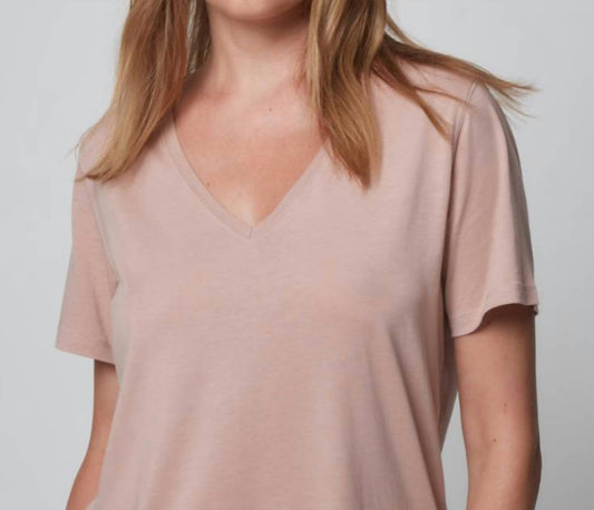 Semi Relaxed V-Neck Top